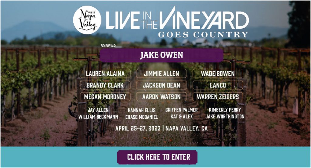 Live in the Vineyard Goes Country!